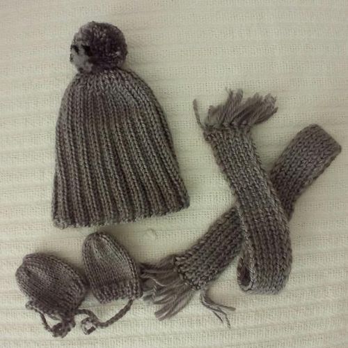Set Mütze-Schal-Handschuhe
